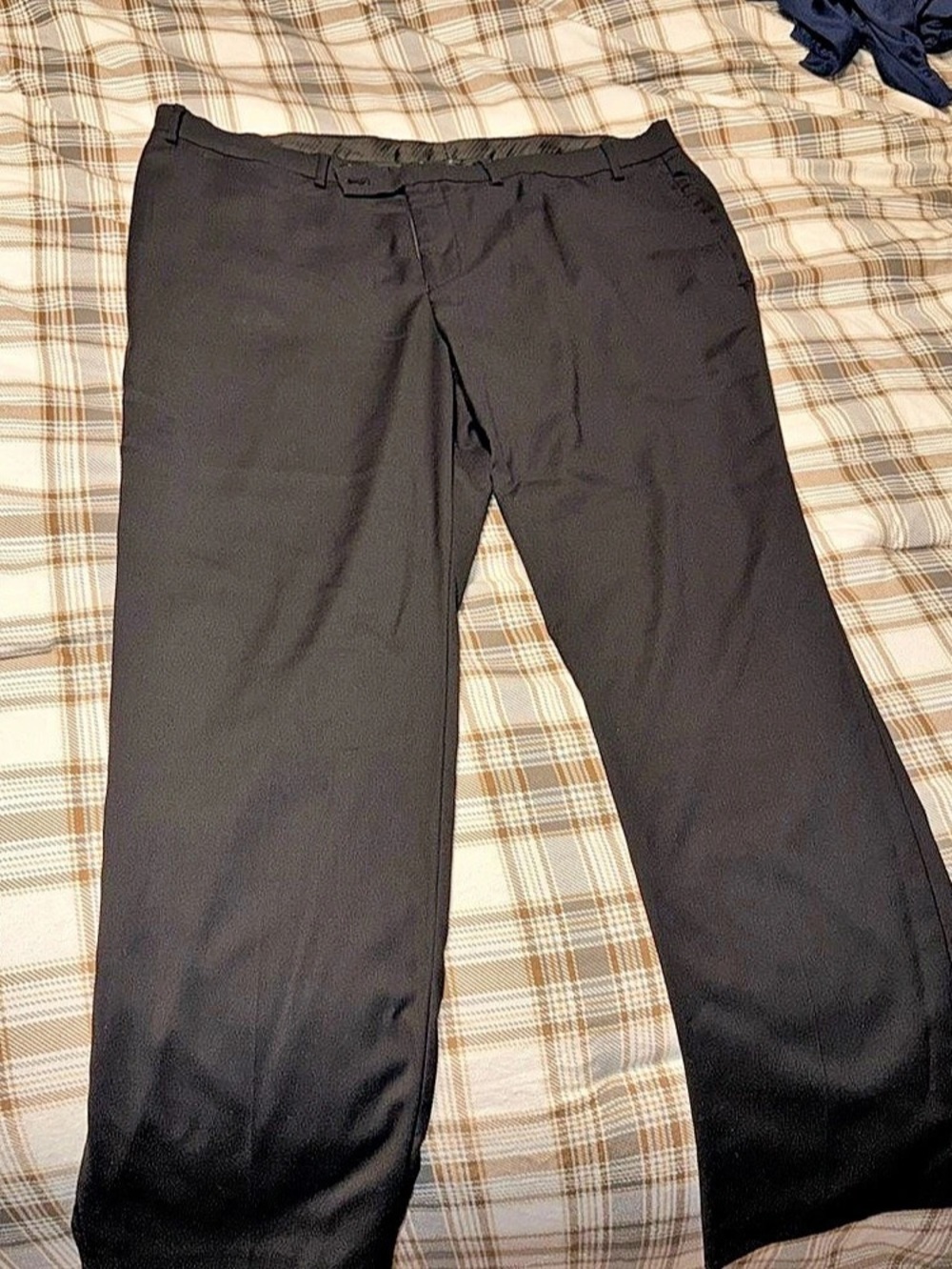 Calvin Klein Slim Fit Suit Separates Pants Black Waist 42W x 30L